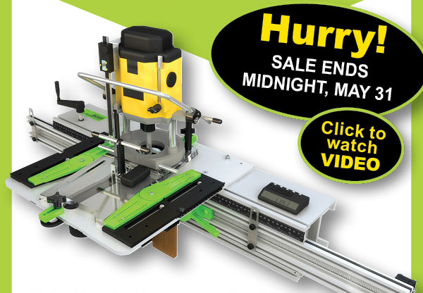 SALE ENDS MIDNIGHT, MAY 31